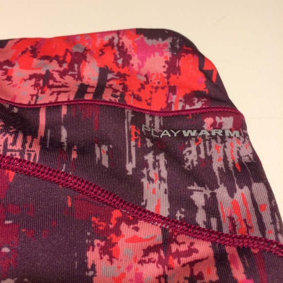 $12/2+ Reebok Play Warm Athletic Leggings Pink - Picture 5 of 8